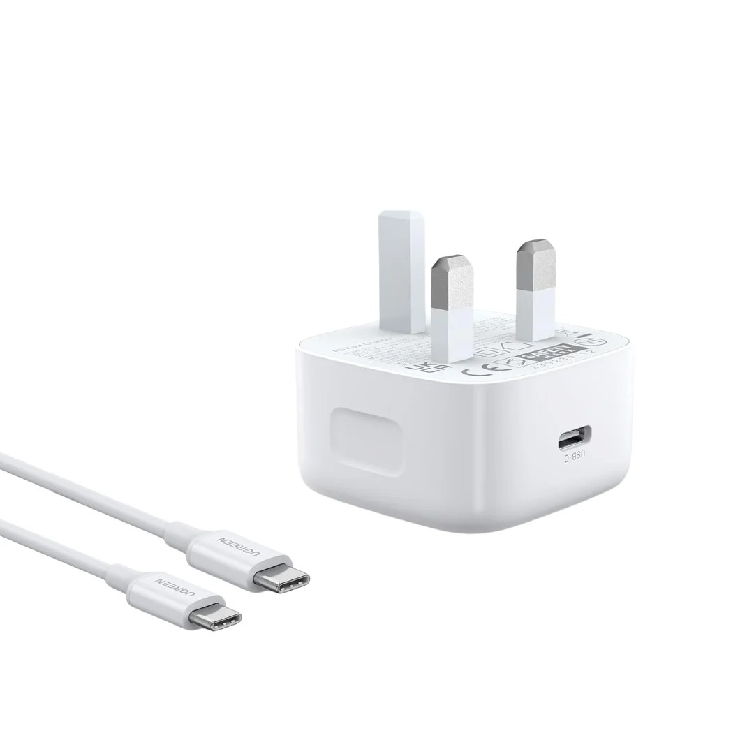 UGREEN 20W PD Fast Charger with Type-C to Type-C Cable