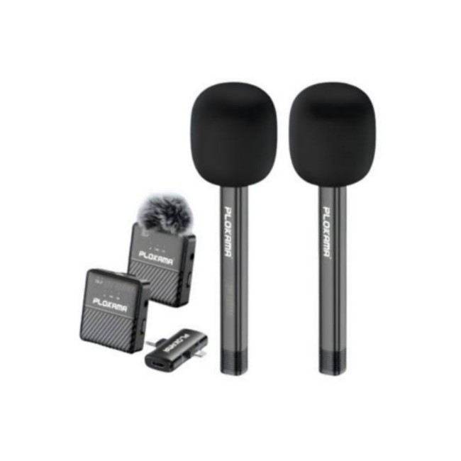 Plokama WM-60 Remote Lavalier Microphone & Handheld Stick