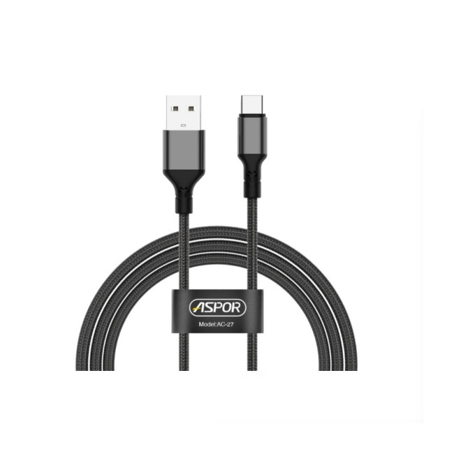 Aspor AC-27 2-in-1 USB Type-C Cable
