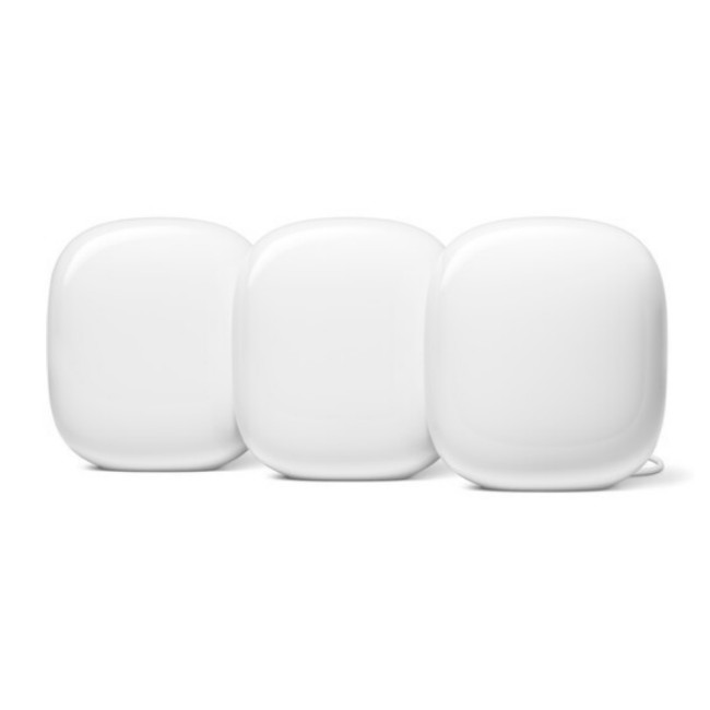 Google Nest Wifi Pro AXE5400 Tri-Band Mesh System (3-Pack)