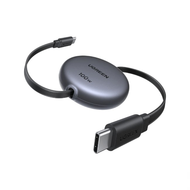 UGREEN USB-C to USB-C Retractable PD Fast Charging Cable 100W