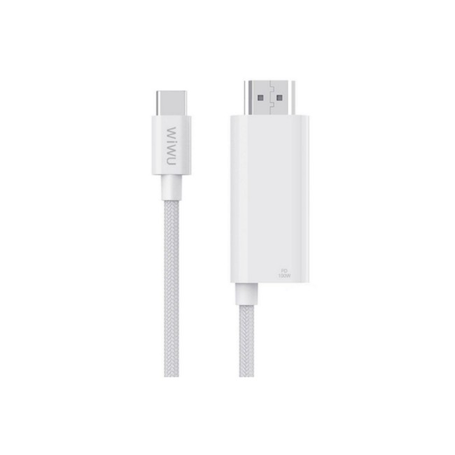 WiWU Type-C to HDMI PD Charging Projection Cable 1.8m