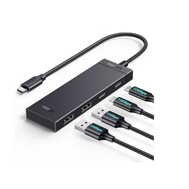 Ugreen 4-in-1 USB 3.2 USB-C Hub Adapter 10Gbps