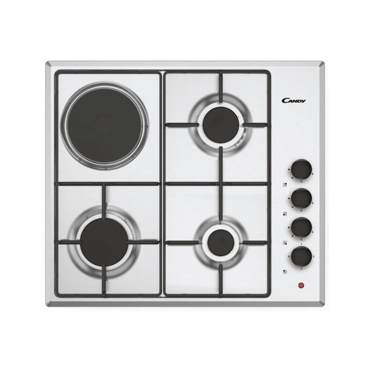 Candy Mixed Hob (1 Electric and 3 Gas Burners)