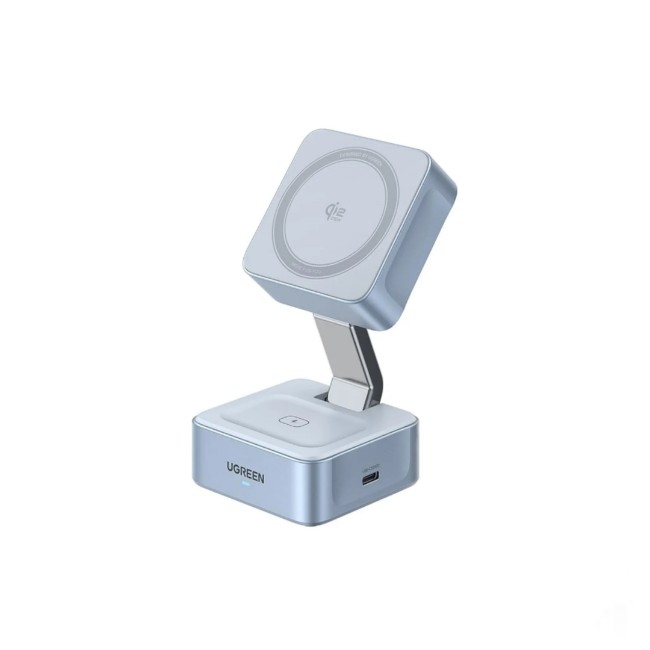 Ugreen 2-in-1 MagFlow Magnetic Wireless Charger 25W Qi2