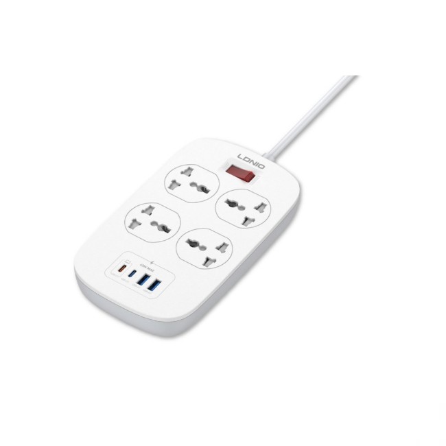 LDNIO SC4407C Extension Power Cord (4 Sockets, 2 USB + 2 PD)