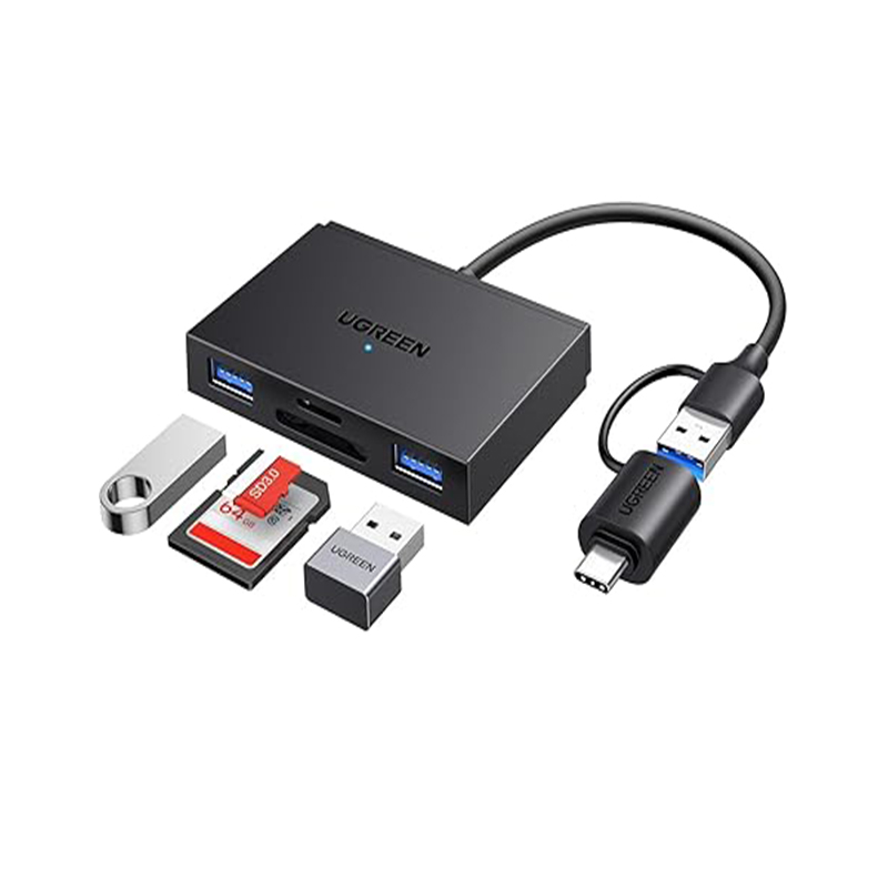 Ugreen 4-in-1 USB-C and USB-A Card Reader