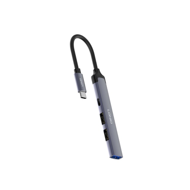 LDNIO DS-104U USB 2.0 Hub and 3.5mm Audio Adapter