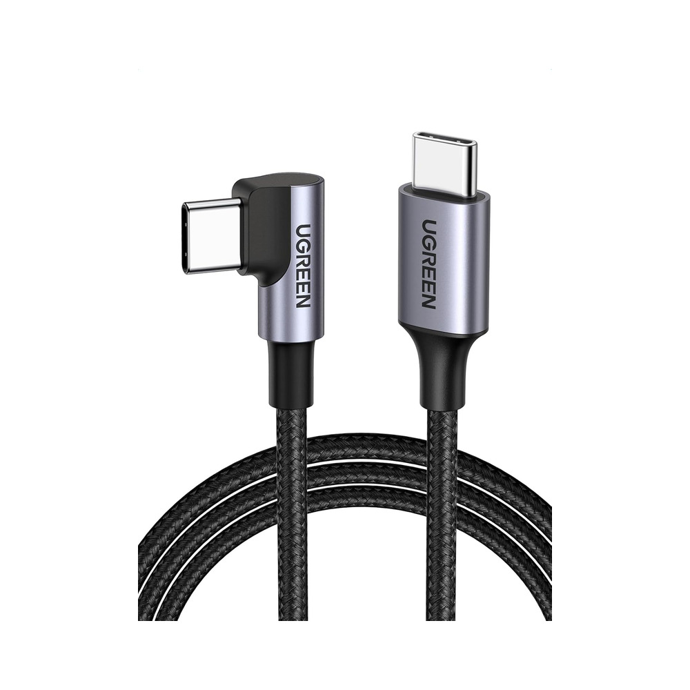 Ugreen USB-C to Angled USB 2.0-C Round Cable 1m