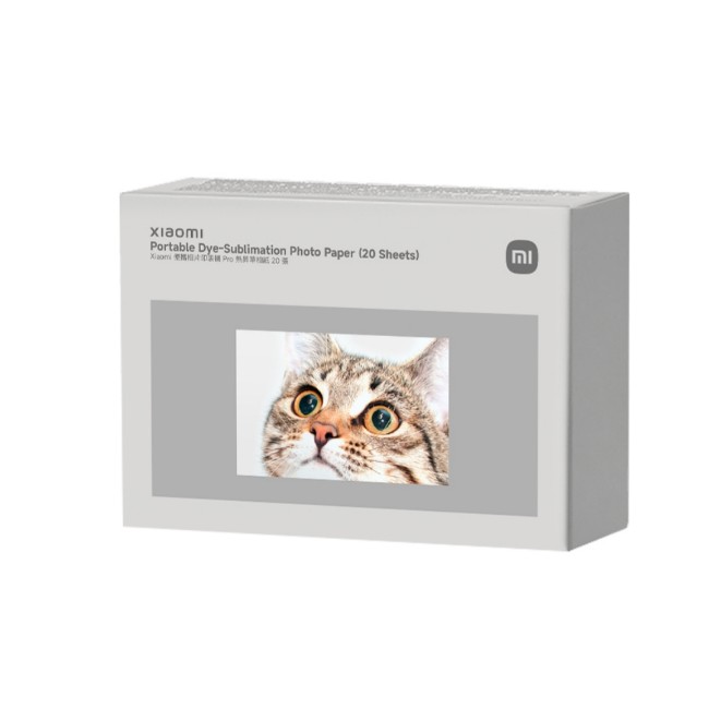 Xiaomi Portable Dye-Sublimation Photo Paper (20 Sheets)