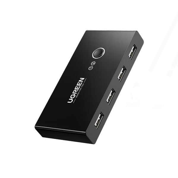 Ugreen 2 In 4 Out USB 2.0 KVM Switch Box
