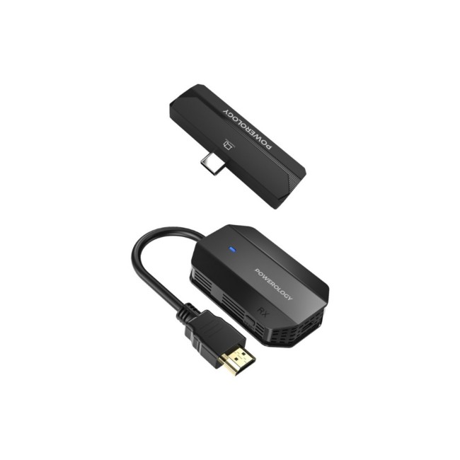 Powerology Wireless HDMI Audio & Video Type-C Adapter