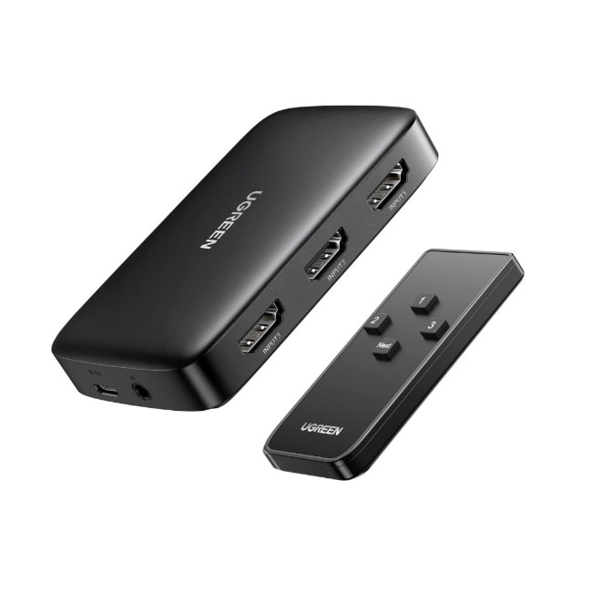 Ugreen CM332 3-in-1 4K HDMI Switcher
