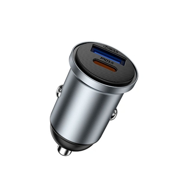 WiWU Nano Lite 35W USB-A + USB-C Fast Car Charger
