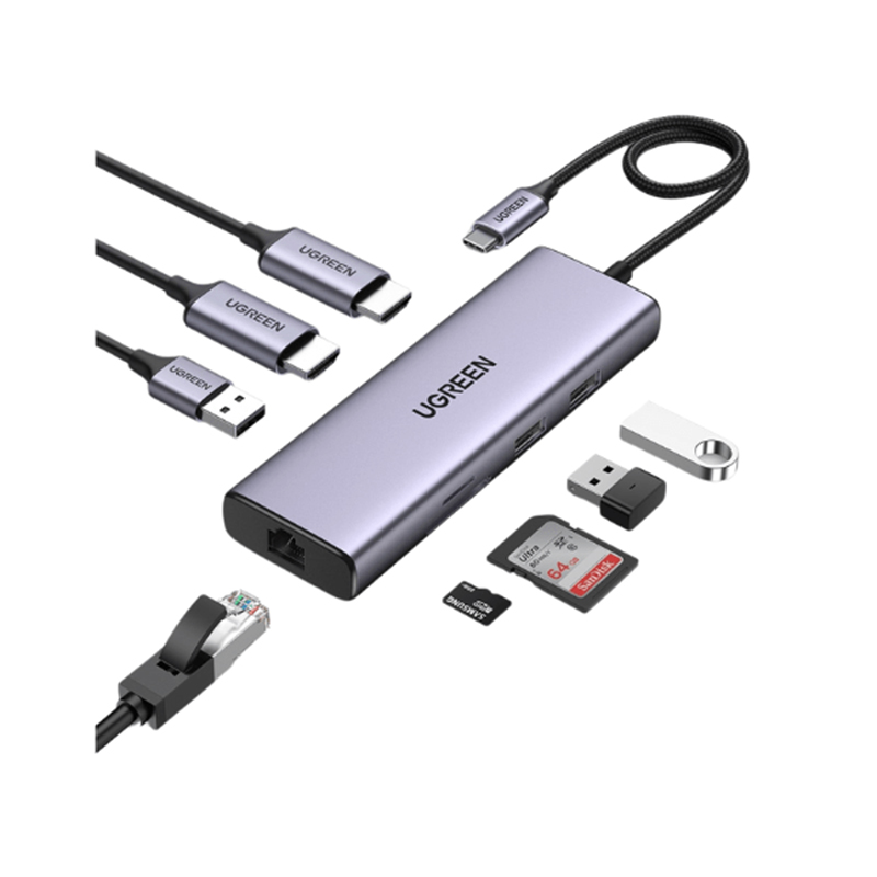 Ugreen 9-in-1 USB-C Multifunction Hub Adapter