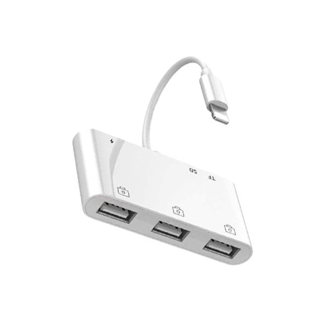 COTEetCI 6-in-1 Lightning OTG Card Reader