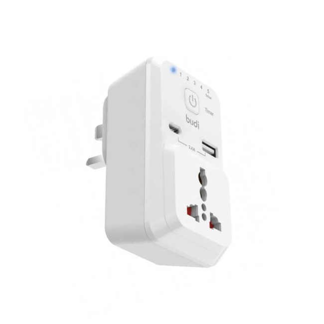 Budi 12W Timer Home Charger