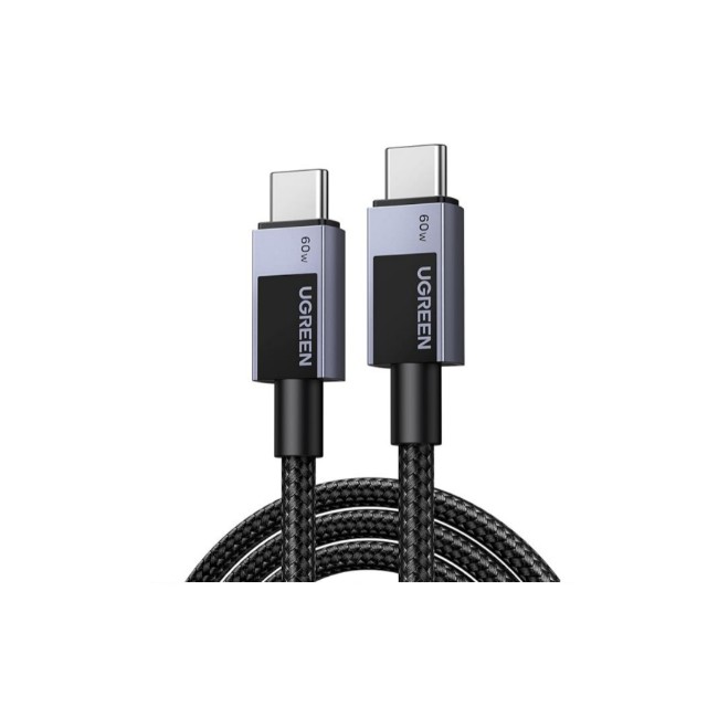 Ugreen USB-C to USB-C 60W Fast Charging Braided Cable 1m
