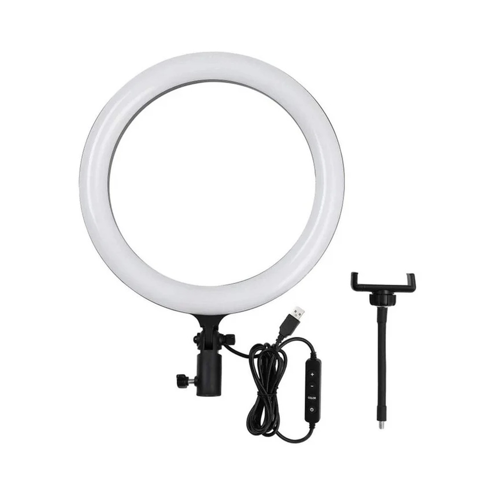 Rtako 13 inch Ring Light with Single Phone Holder