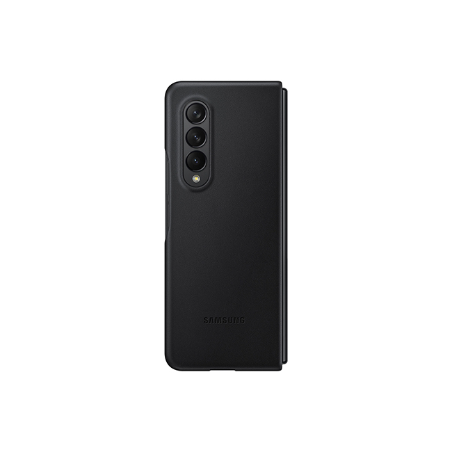 Samsung Galaxy Z Fold3 5G Black Leather Cover