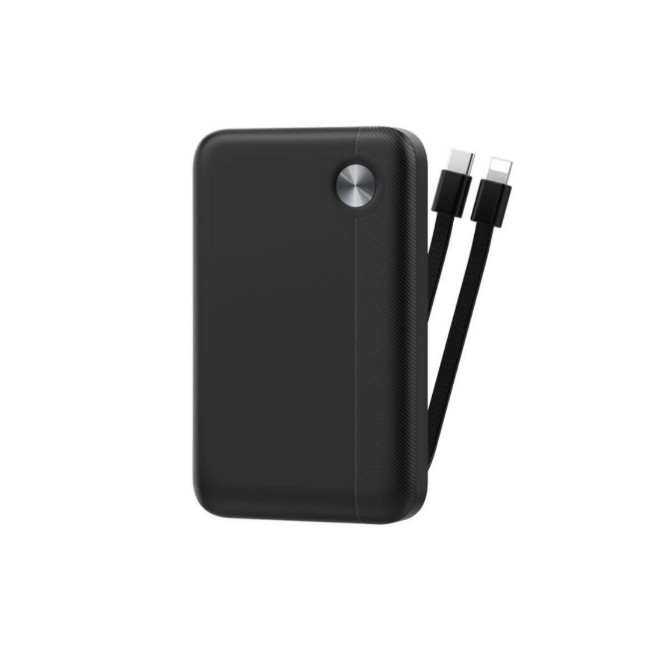 WiWU Endurance 10000mAh 22.5W Power Bank with Built-in Dual Cables