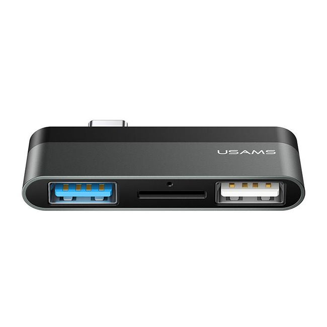 Usams USB and TF Card Slot Type-C Mini Hub