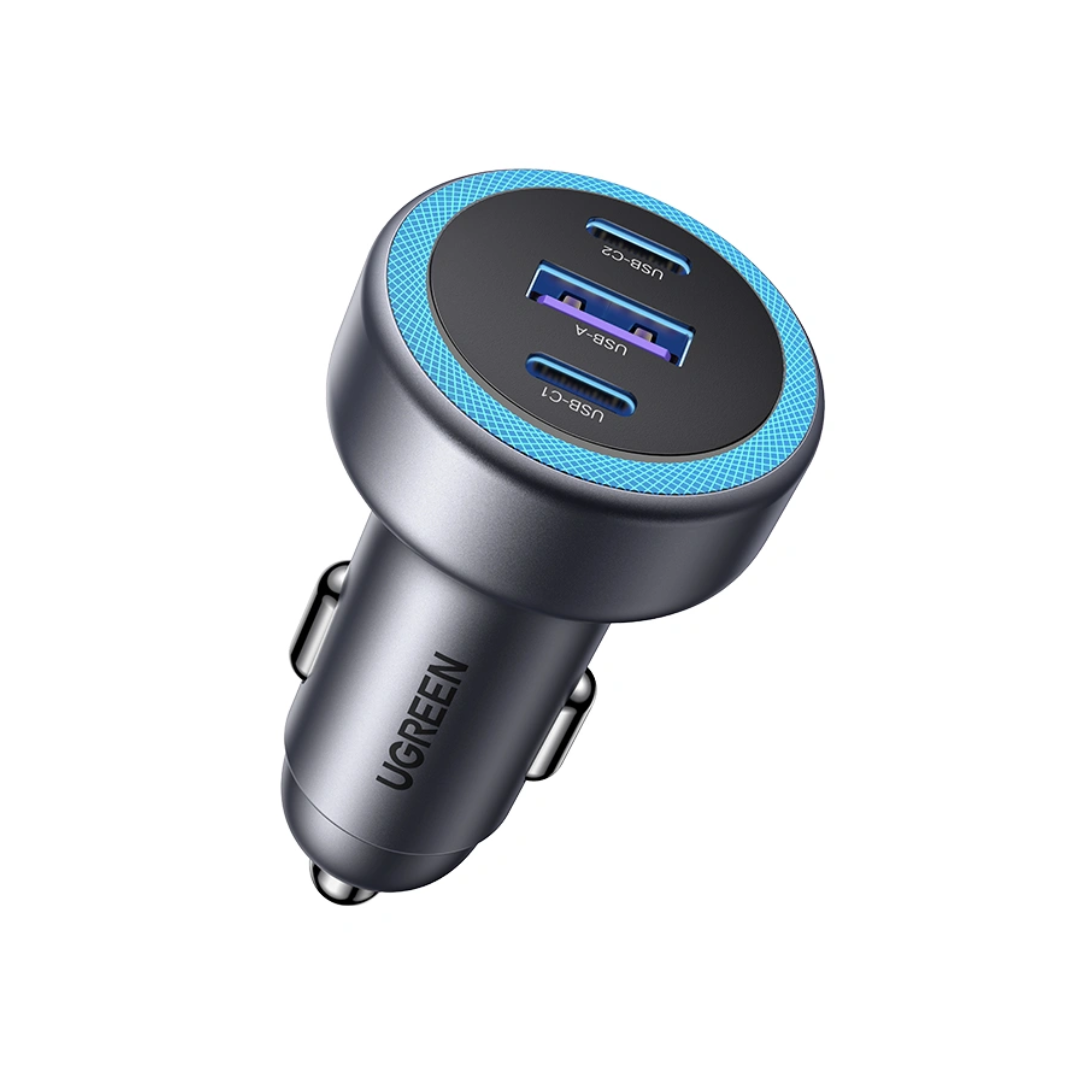 Ugreen 30W 3-Port Fast Car Charger