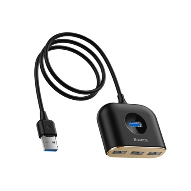 Baseus Square Round 4-in-1 USB Hub Adapter