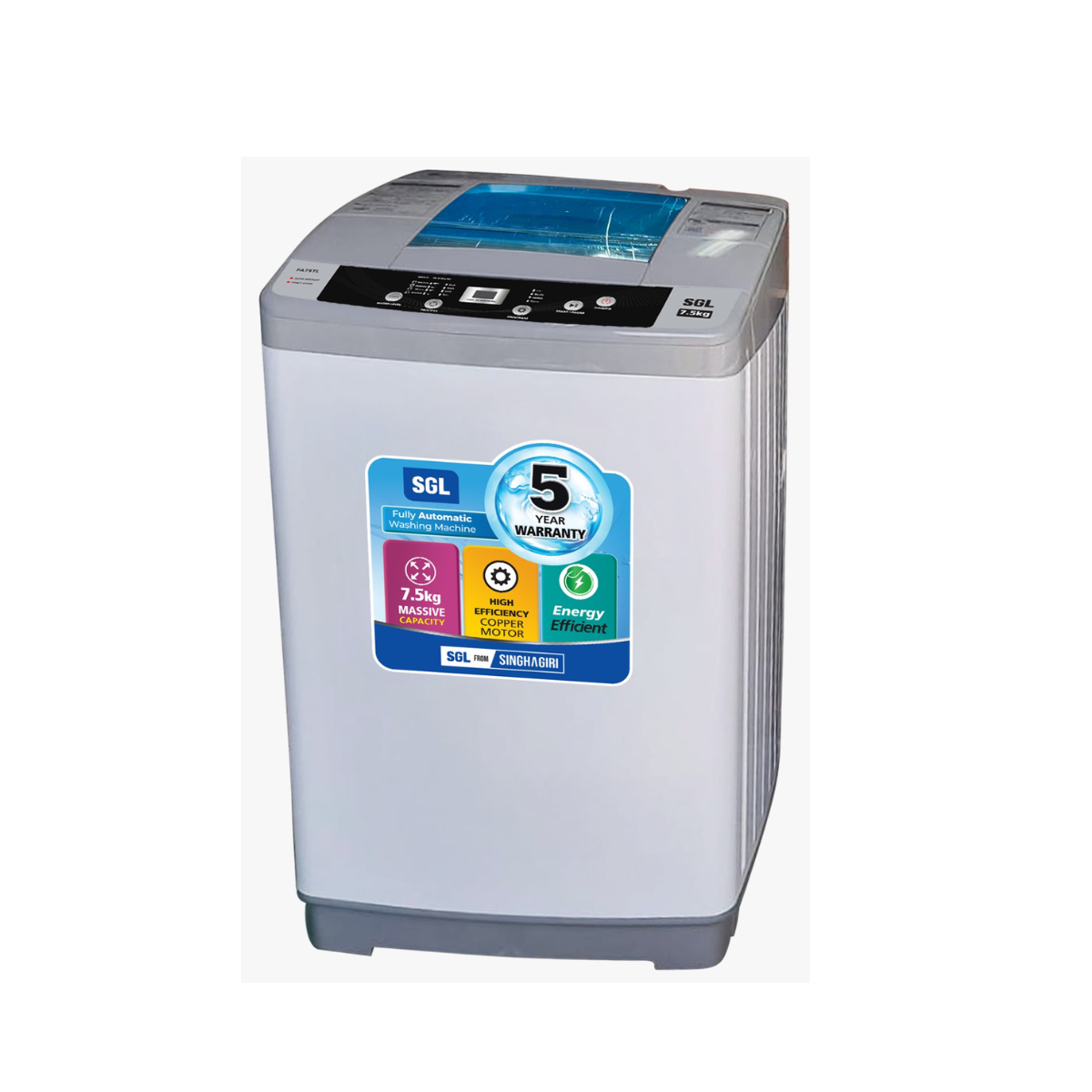 SGL 7.5kg Top Loading Washing Machine