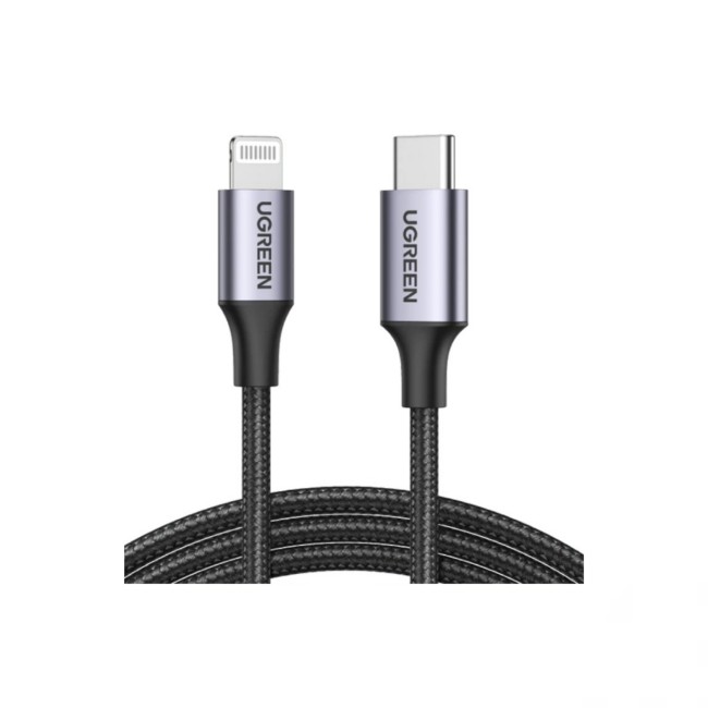 Ugreen USB-C to Lightning PD Fast Charging Braided Cable (MFi Certified) 1M