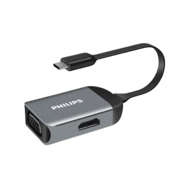 Philips USB-C to HDMI & VGA Converter