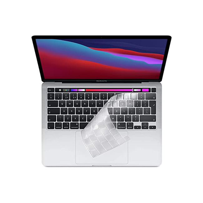 Coteetci Ultra Slim TPU Keyboard Protector for MacBook Pro 15-inch Touch Bar