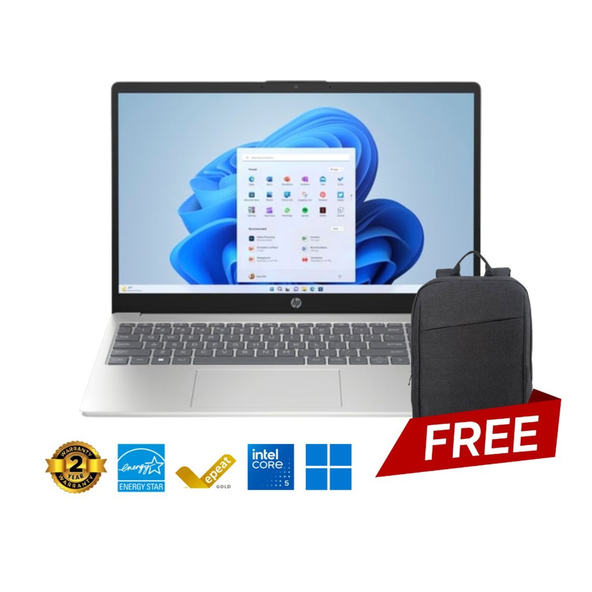 HP Laptop Core 5 14th Gen 8GB 512GB 15.6" FHD