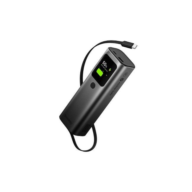 Sharge Retractable 165W 20000mAh Power Bank with Built-in Cable